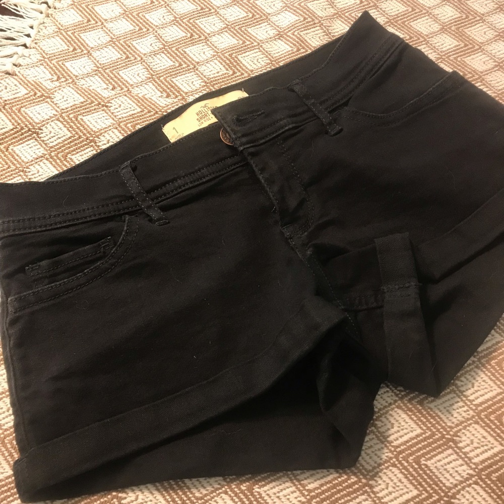 Jean shorts-black NWOT